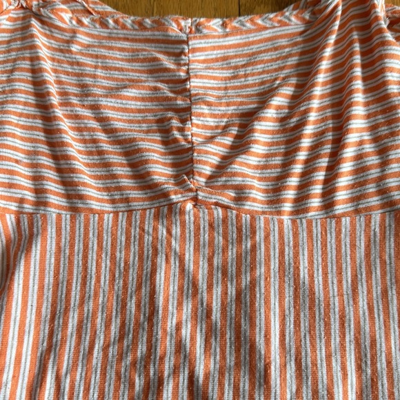 Striped Orange Tank Top - Picture 2 of 5